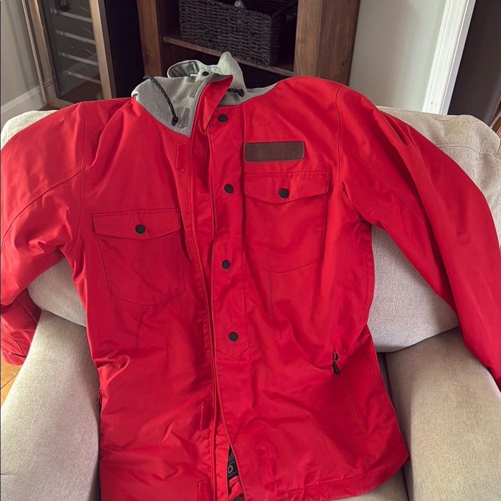 Red Hooded Jacket